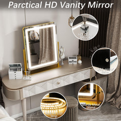 FENNIO vanity mirror 3-color lighting modes for versatile ambiance