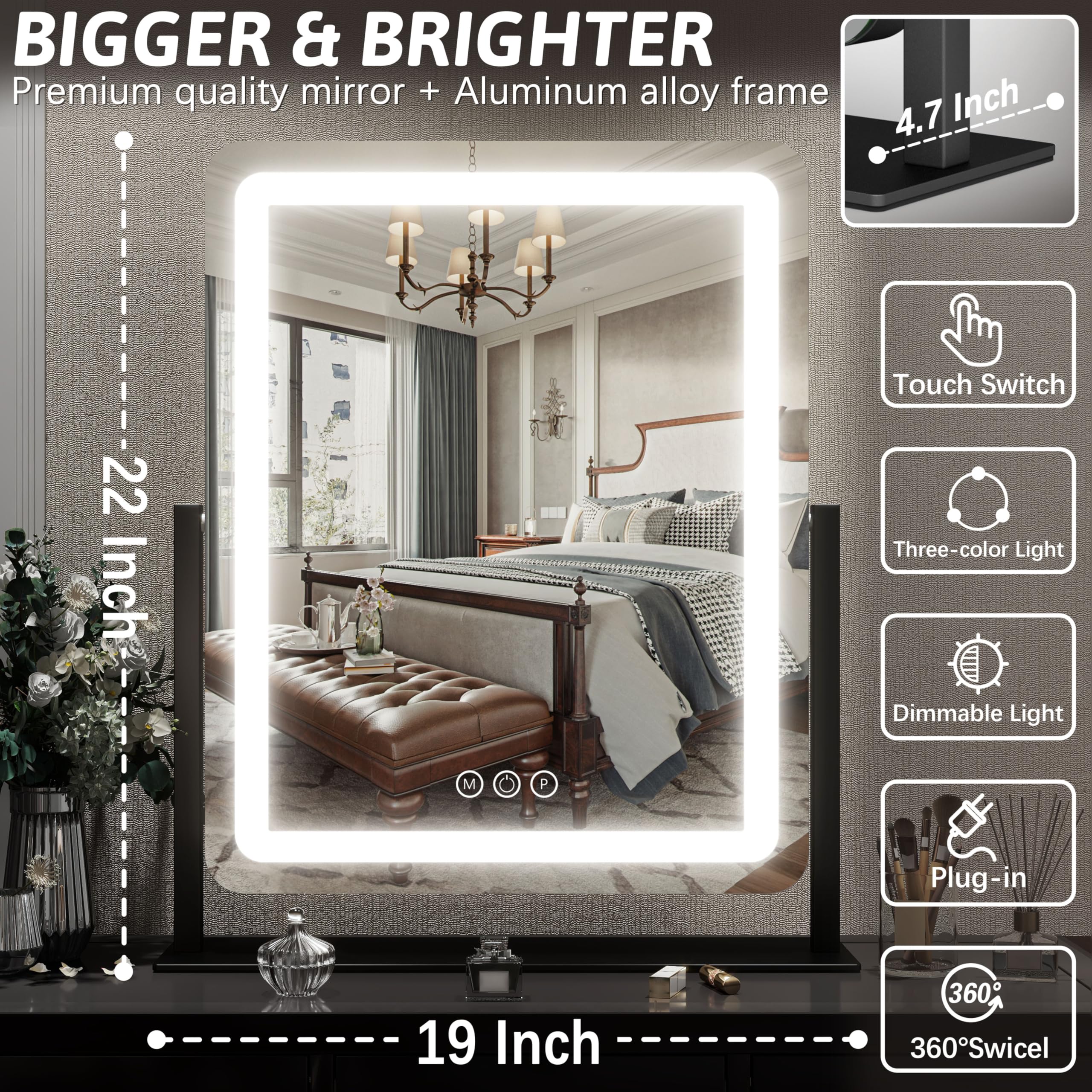 FENNIO vanity mirror installation tools simplify setup with included hardware.