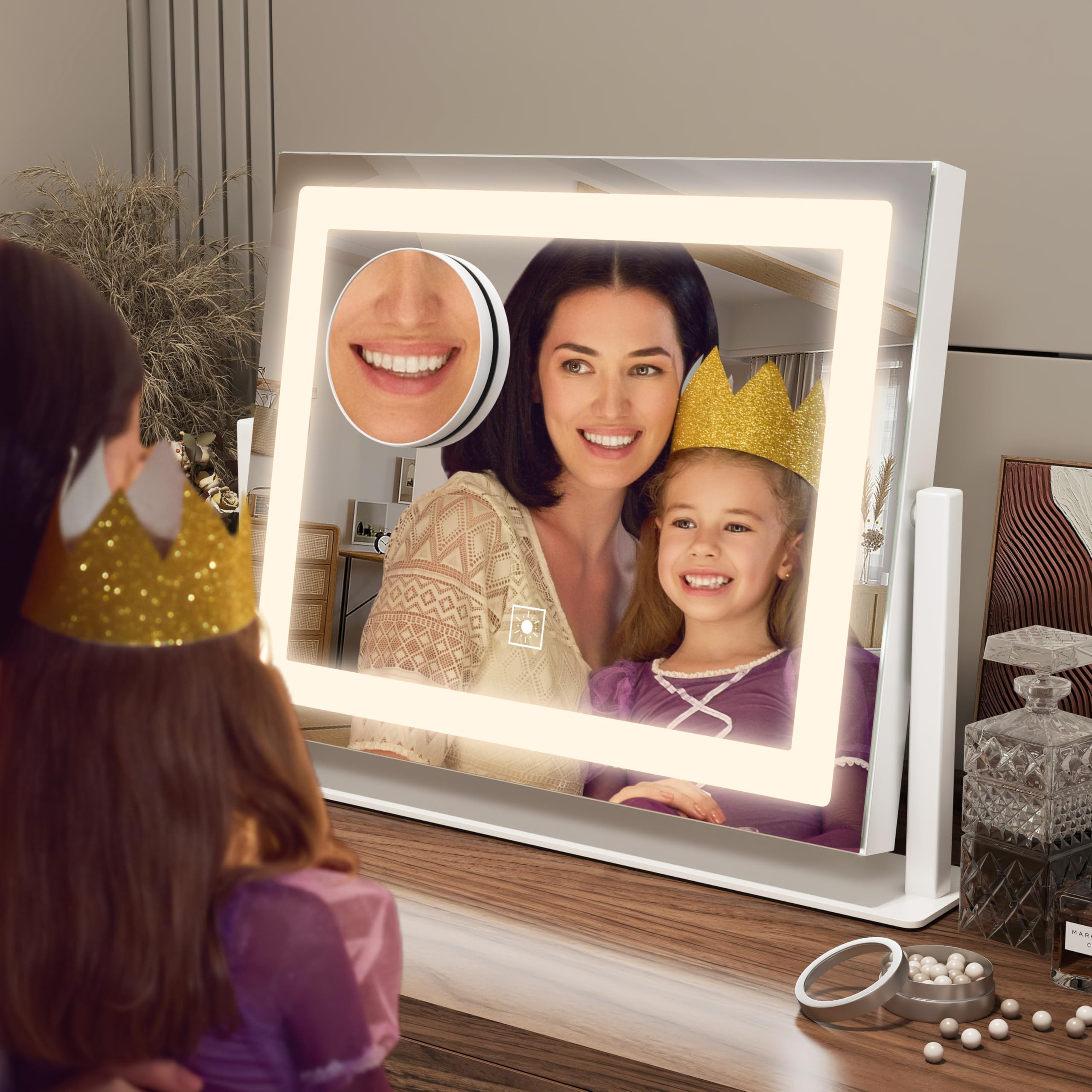 FENNIO vanity mirror lights aluminum frame ensures durability and premium feel