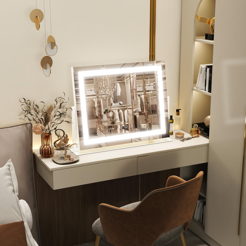 FENNIO vanity mirror lights aluminum frame promises sturdy daily use.