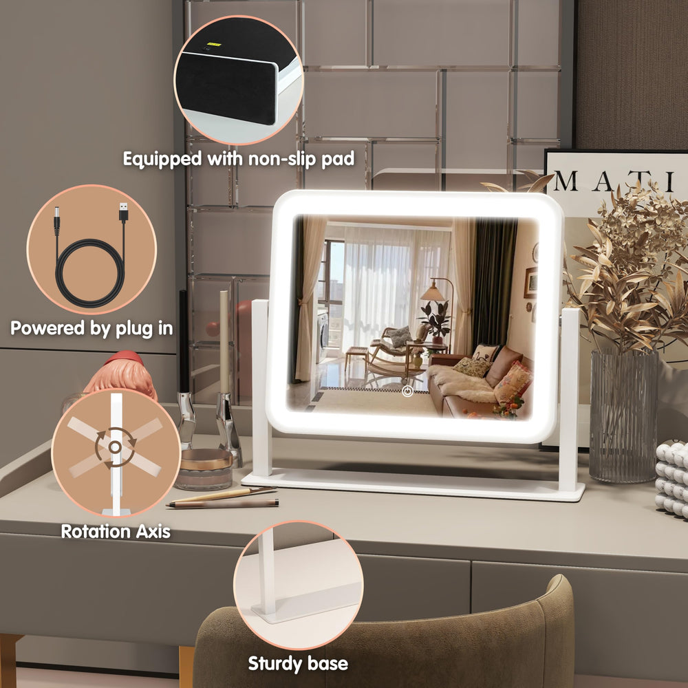FENNIO vanity mirror lights aluminum frame conveying sturdy durability.