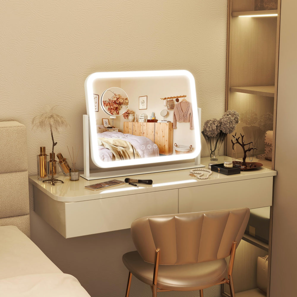 FENNIO vanity mirror lights shatter-resistant-design adds safer daily use around kids.