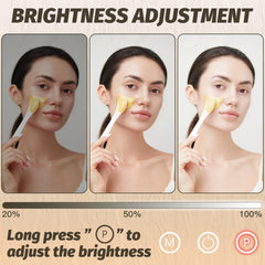FENNIO Vanity Mirror lights touch-controls enabling quick brightness and mode changes during makeup
