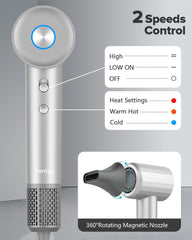 Fentgo hair dryer concentrator nozzle for smooth straight styles