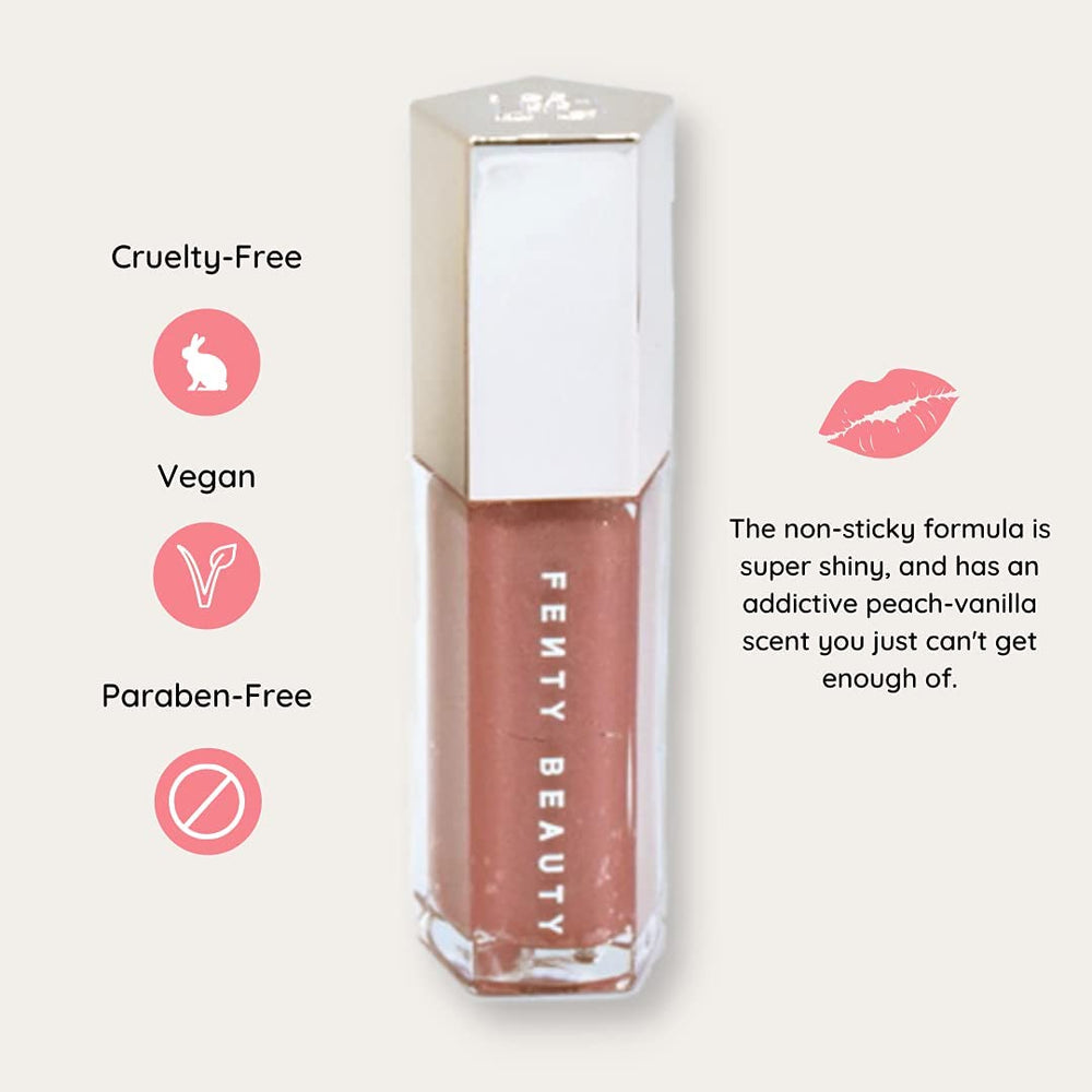 Fenty Beauty Gloss Bomb 02 Fussy applicator close-up—smooth, comfortable glide.