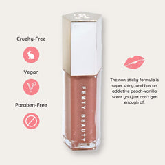 Fenty Beauty Gloss Bomb 02 Fussy applicator close-up—smooth, comfortable glide.