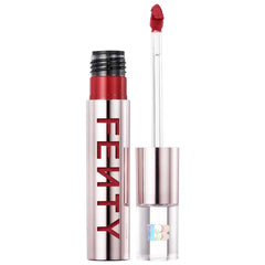 Fenty Beauty Icon Velvet Liquid Lipstick packaging on display for premium gifting.