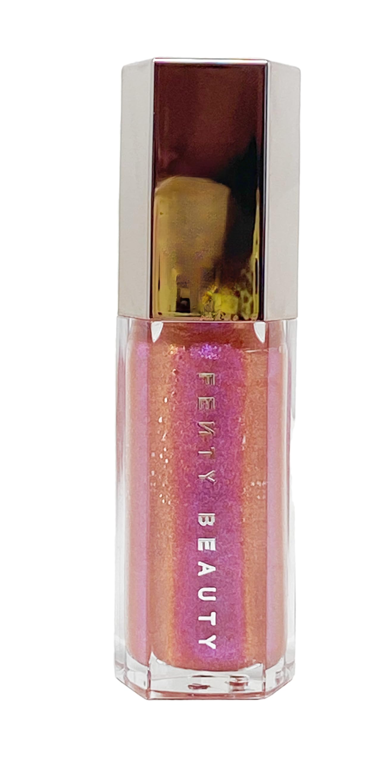 Fenty Beauty Gloss Bomb in Grape Splash provides universal shine and cult-favorite finish.