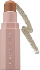 FENTY BEAUTY Match Stix Matte Skinstick Mocha swatch shows soft contour shading for natural definition.