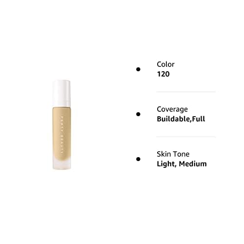 Fenty Beauty Pro Filt'r Foundation application blend shows seamless skin-like finish.