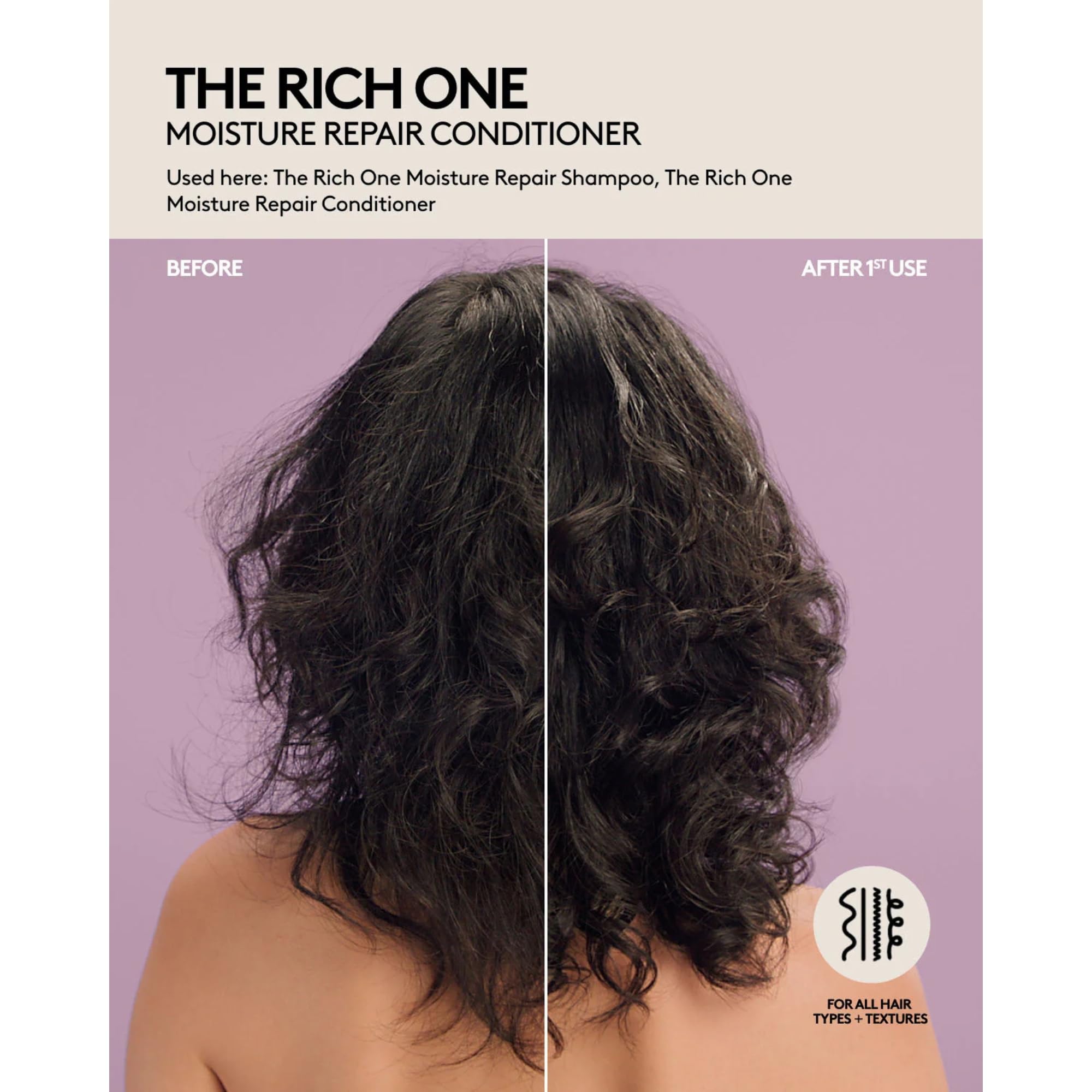 Fenty Beauty Fenty Hair The Rich One application on damp hair for smoother strands