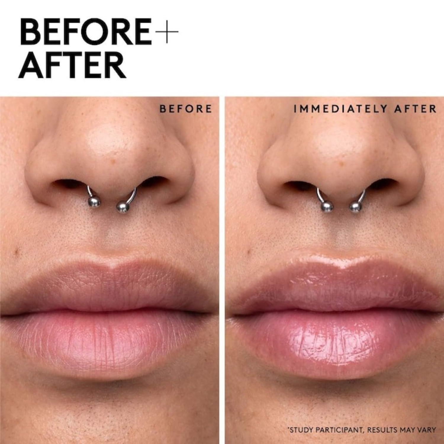 Fenty Skin Fenty Treatz lip oil closeup texture showcases clear formula