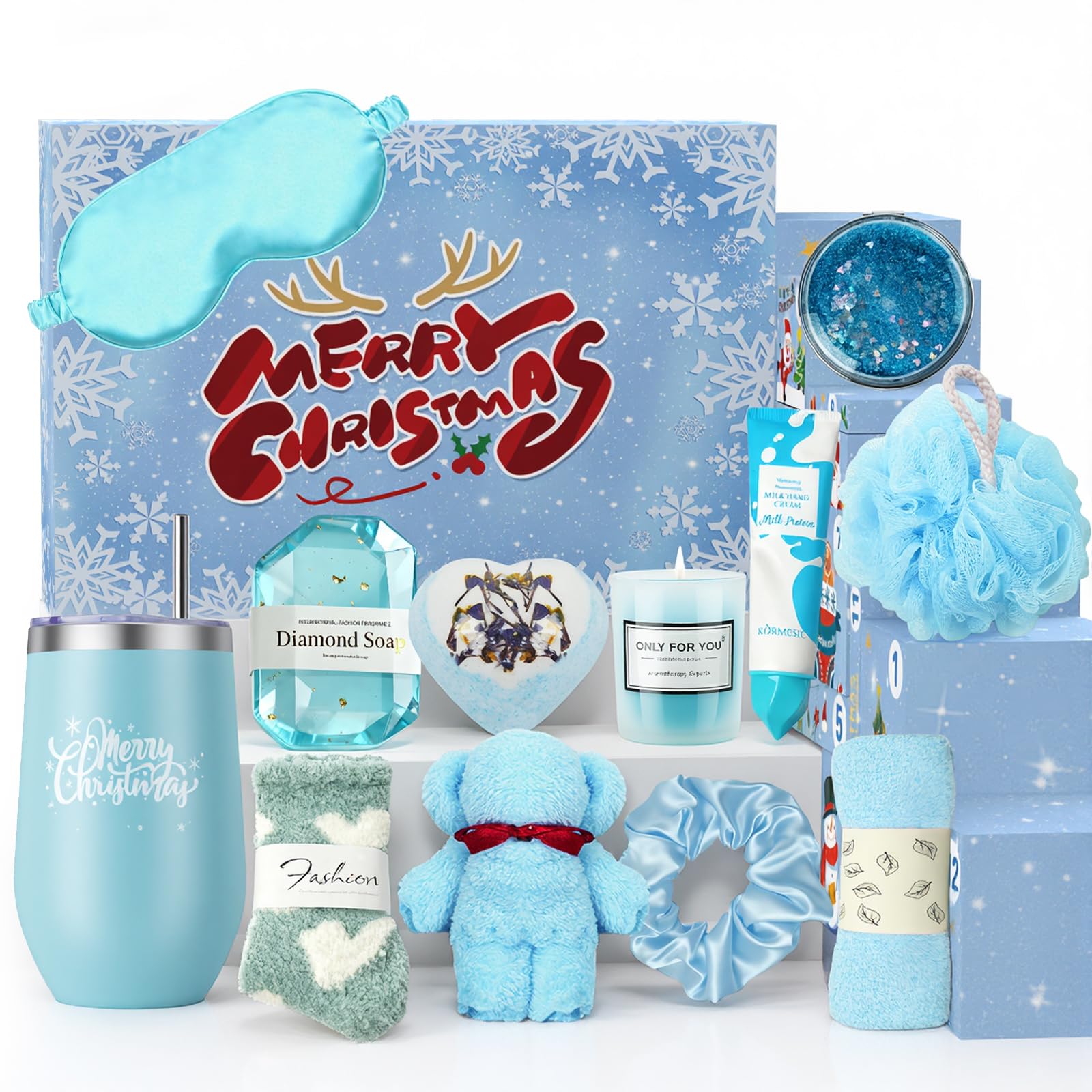 Ferdiiz Advent Calendar 12 Days—festive countdown box for daily relaxation and joy.