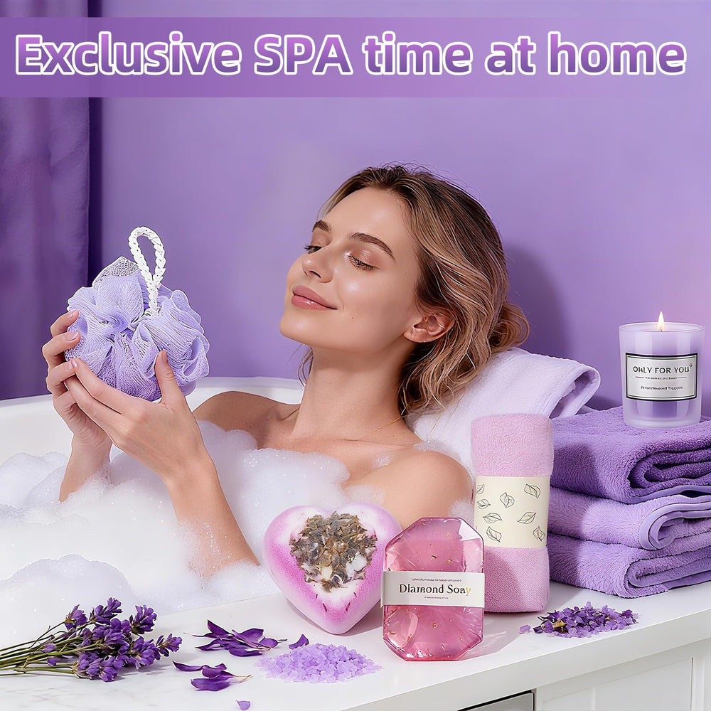 Ferdiiz Bath Salt enhances relaxation with lavender scent