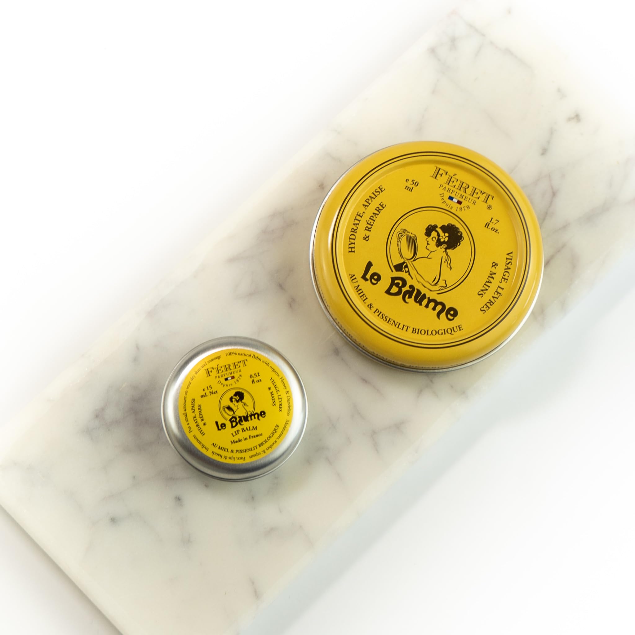 Feret Le Baume Rose Poudré scent evokes Parisian rose gardens with a soft fragrance.