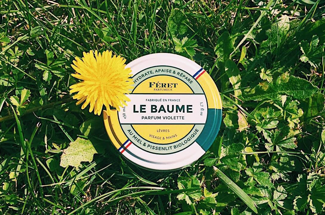 Feret Parfumeur Le Baume Violette travel size jar ready for on the go
