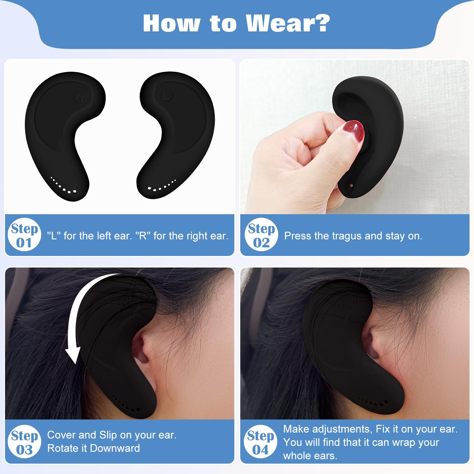 FERNIDA Ear Protectors compact design for convenient storage