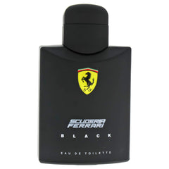 Ferrari Scuderia Black mid-notes highlight cinnamon and jasmine for a refined mid-day scent.