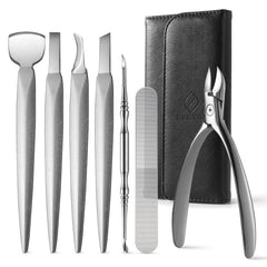 FERYES pedicure knife with wide curved blade for precise shaping