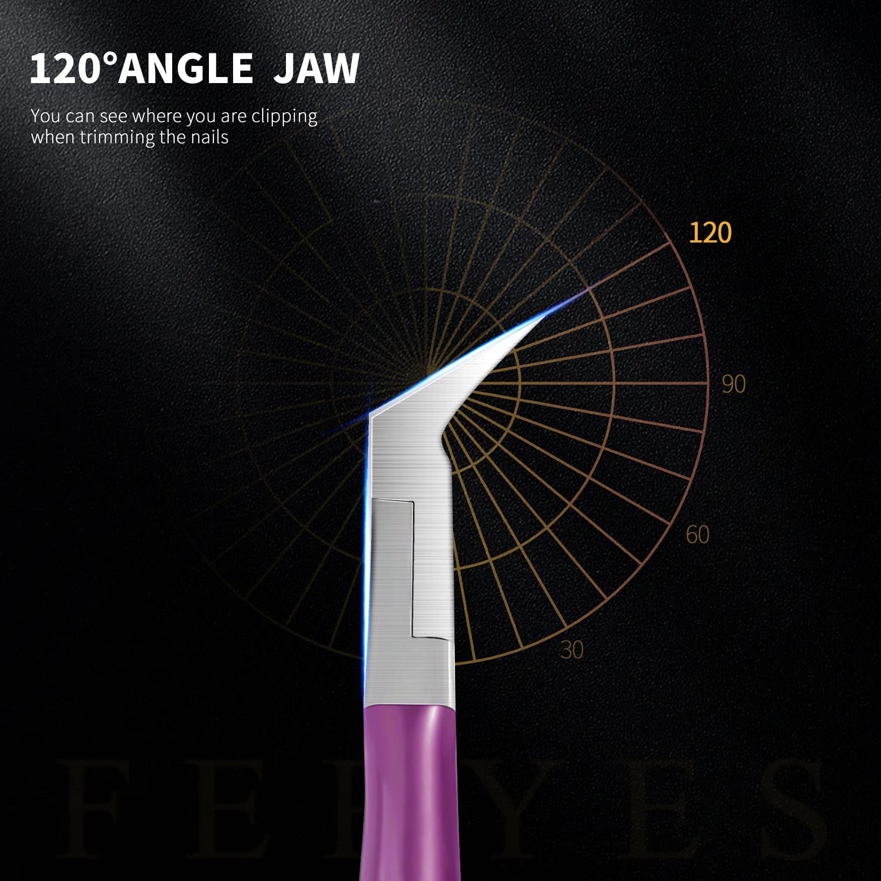 FERYES comfortable handle offers precise control during clipping