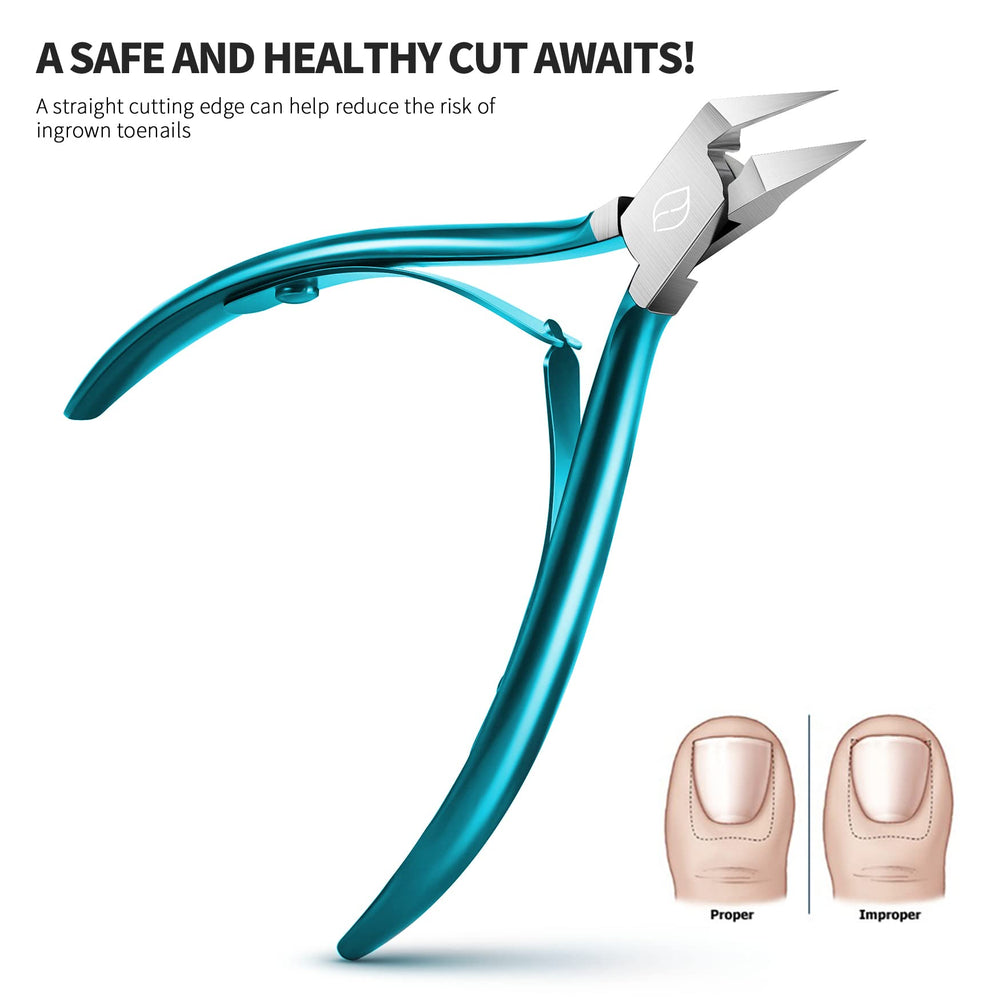 FERYES wide-jaw clipper shows 70mm opening for thick nails