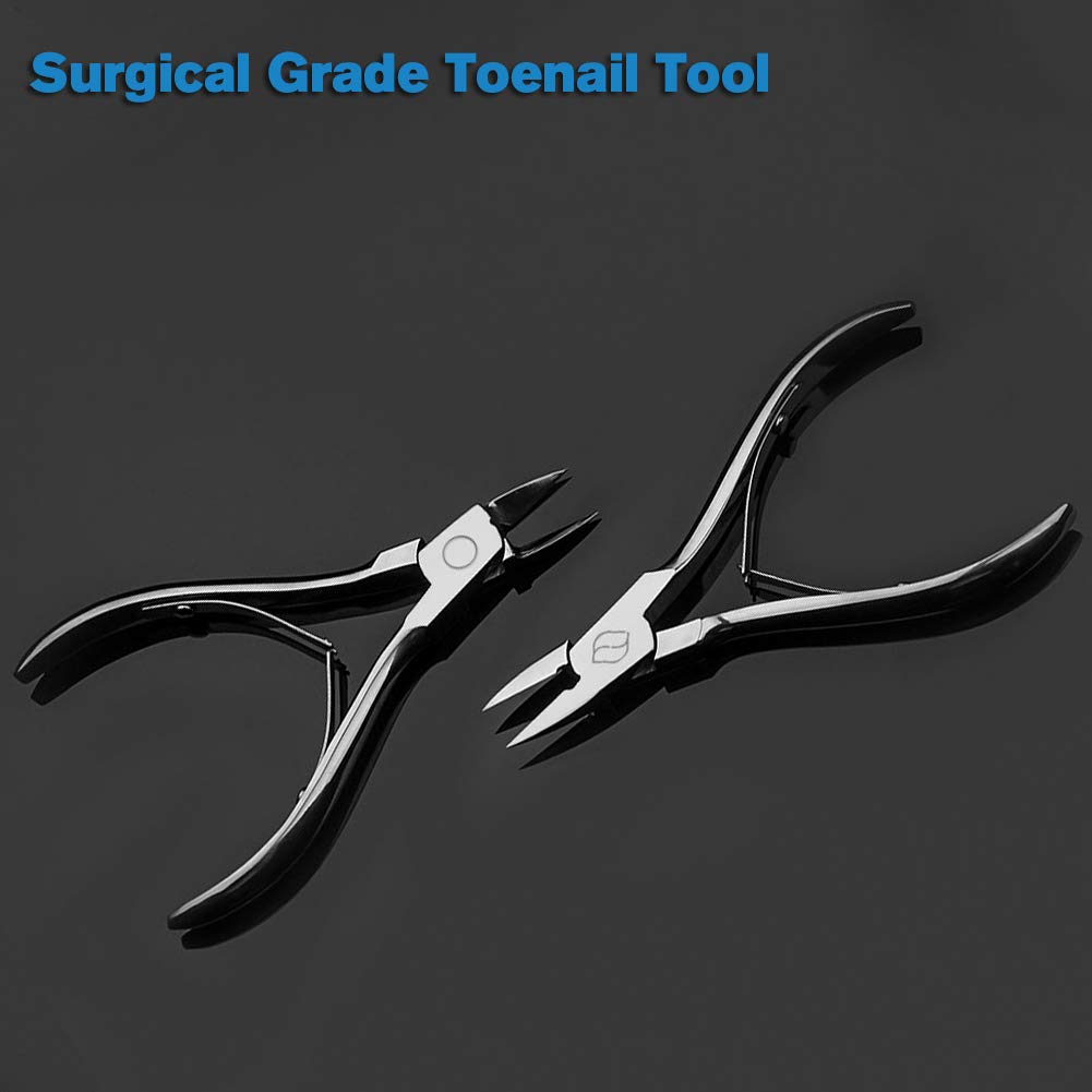 FERYES toenail clippers packaging shows compact storage for home use