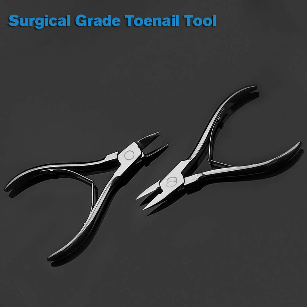 FERYES toenail clippers packaging shows compact storage for home use