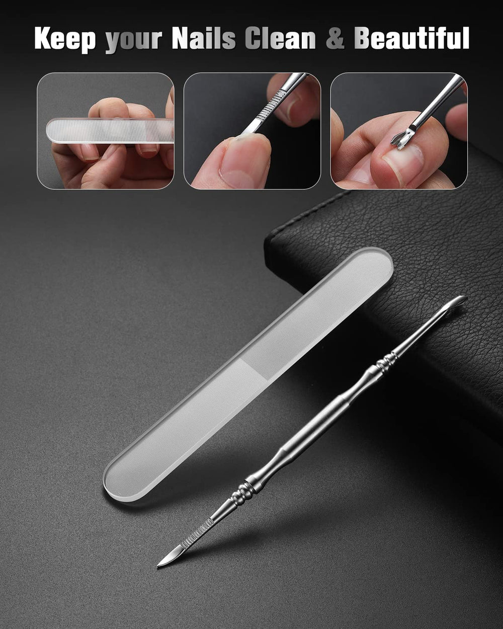 FERYES toenail lifter facilitates lifting edges during trimming
