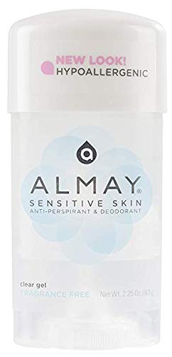 FF Almay Sensitive Skin application shot, smooth gel gliding for comfortable daily use.