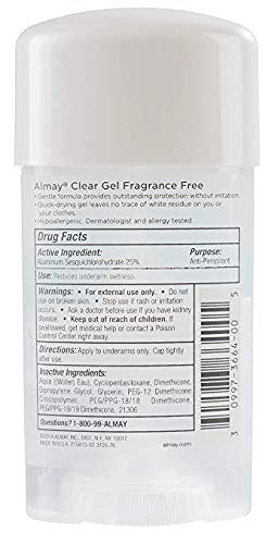 FF Almay pack of 6 fragrance-free gel set, cost-efficient option for sensitive skin.