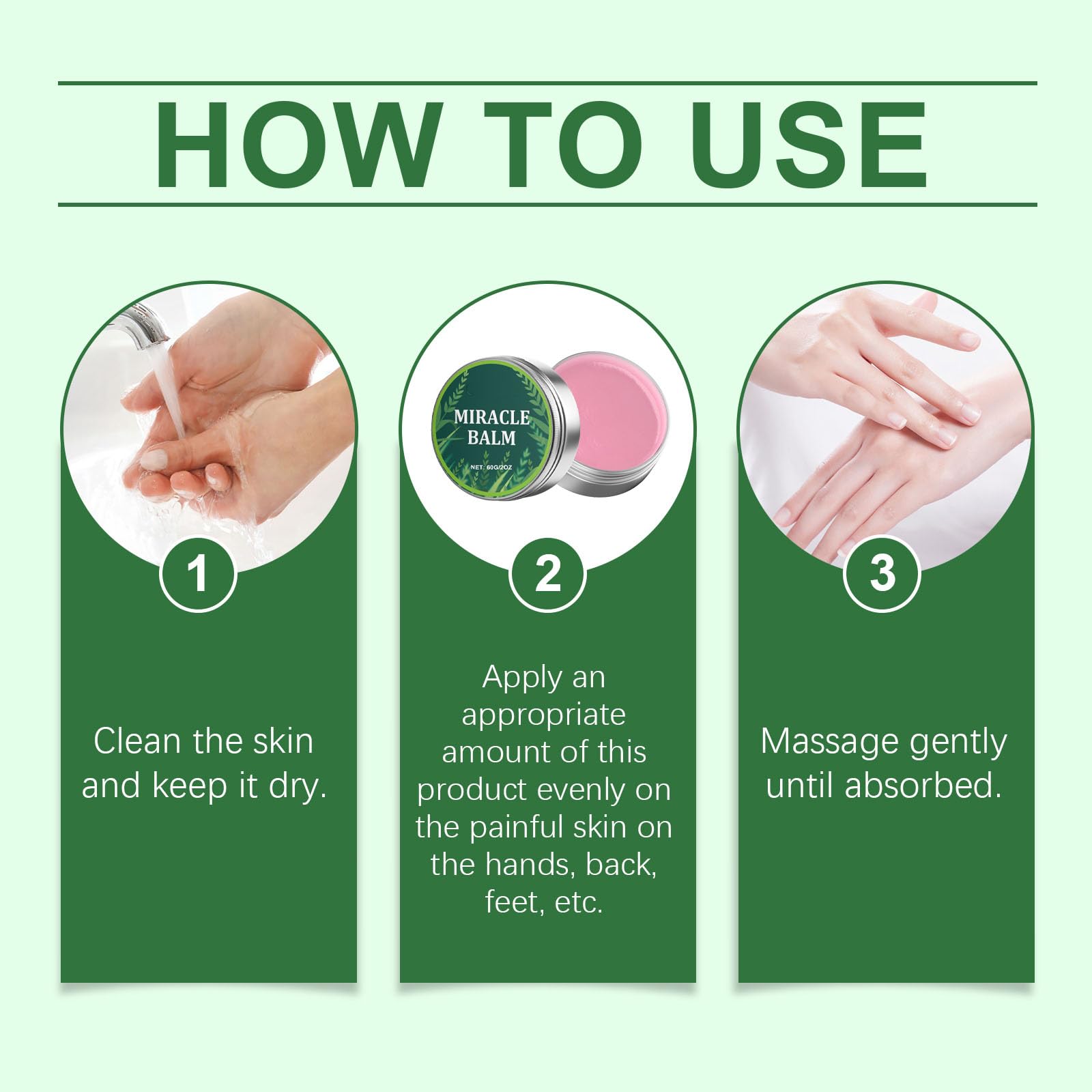 F FENG PEI Miracle Balm texture being spread shows light hydration without residue.