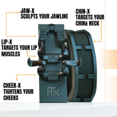 FFX Jaw X targets the jawline for firmer, more defined facial structure.