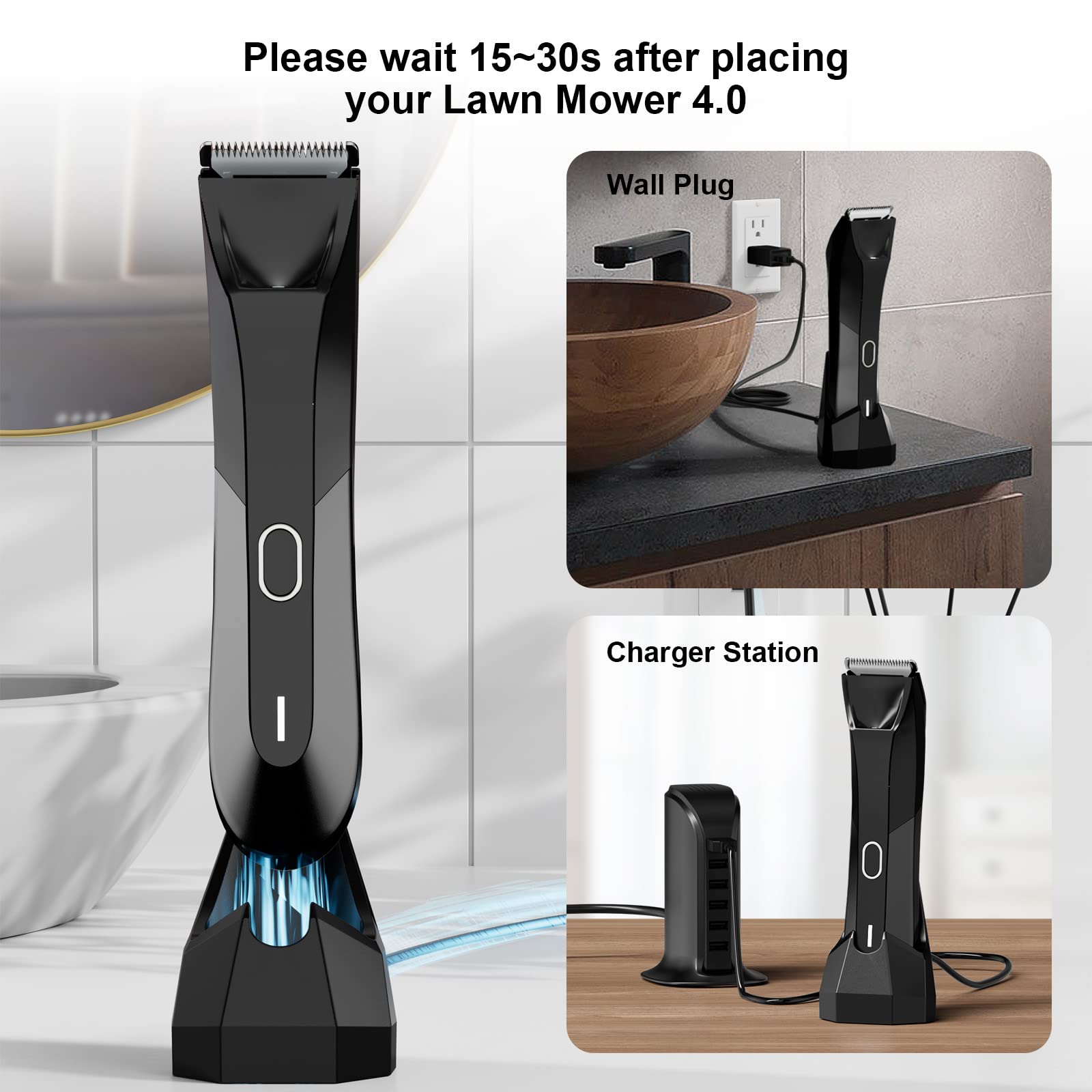 FGIEU charging dock with 5V 1A output enables steady power delivery for Lawn Mower 4.0.