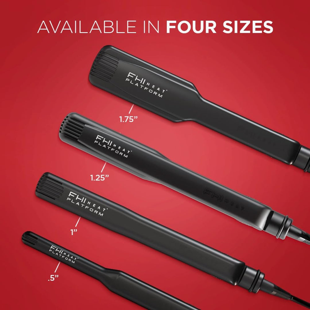 FHI Heat Platform Pro beveled plates create sleek straight styles and waves.