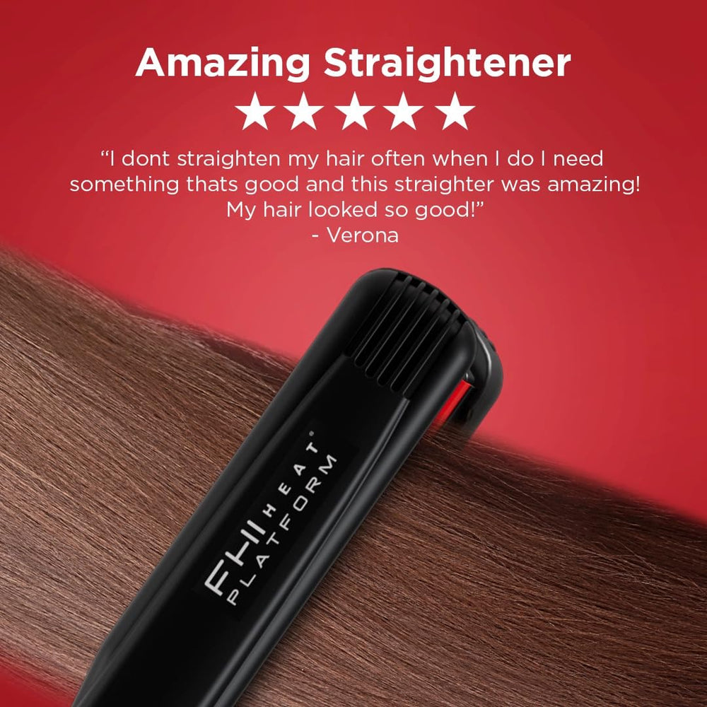 FHI Heat Platform Pro tourmaline plates close-up for frizz reduction and shine.