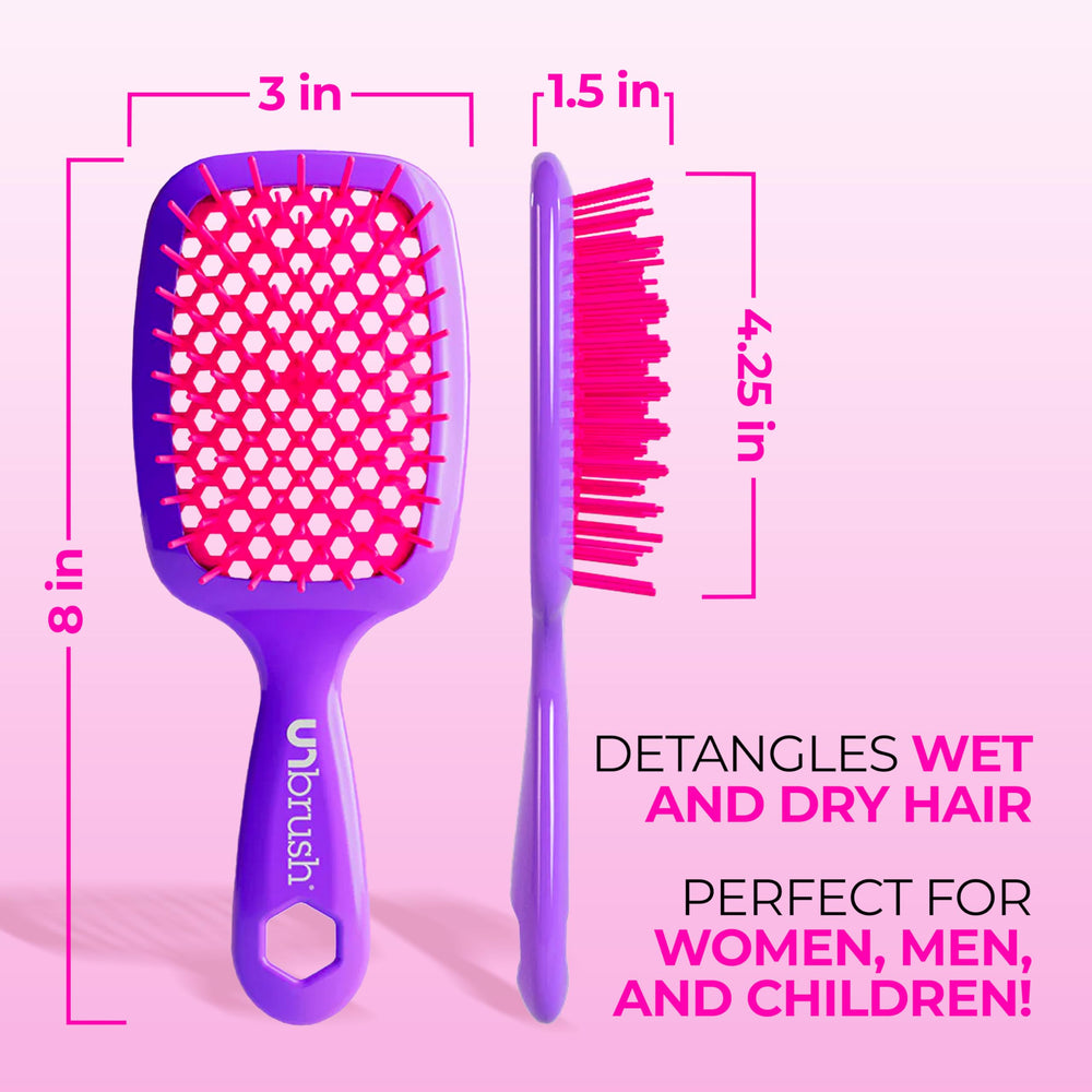 FHI Heat UNbrush 47 mini bristles refine texture for a silky finish.