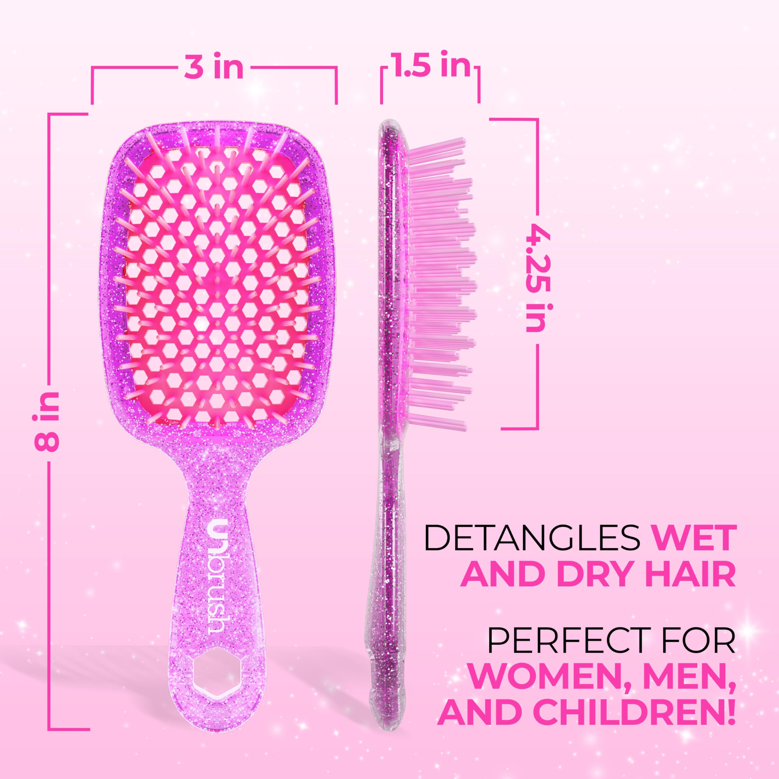 FHI Heat UNbrush 58 long bristles reaching through knots easily