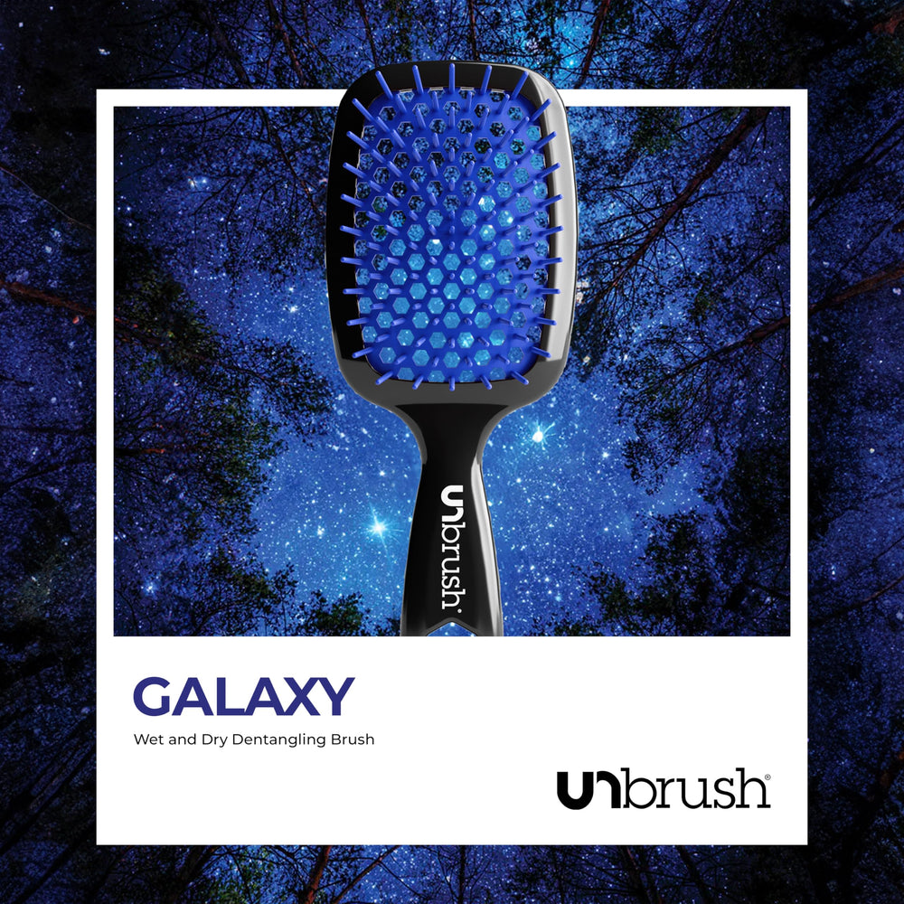 FHI Heat UNbrush anti-static bristles closeup demonstrates tangle release and reduced breakage