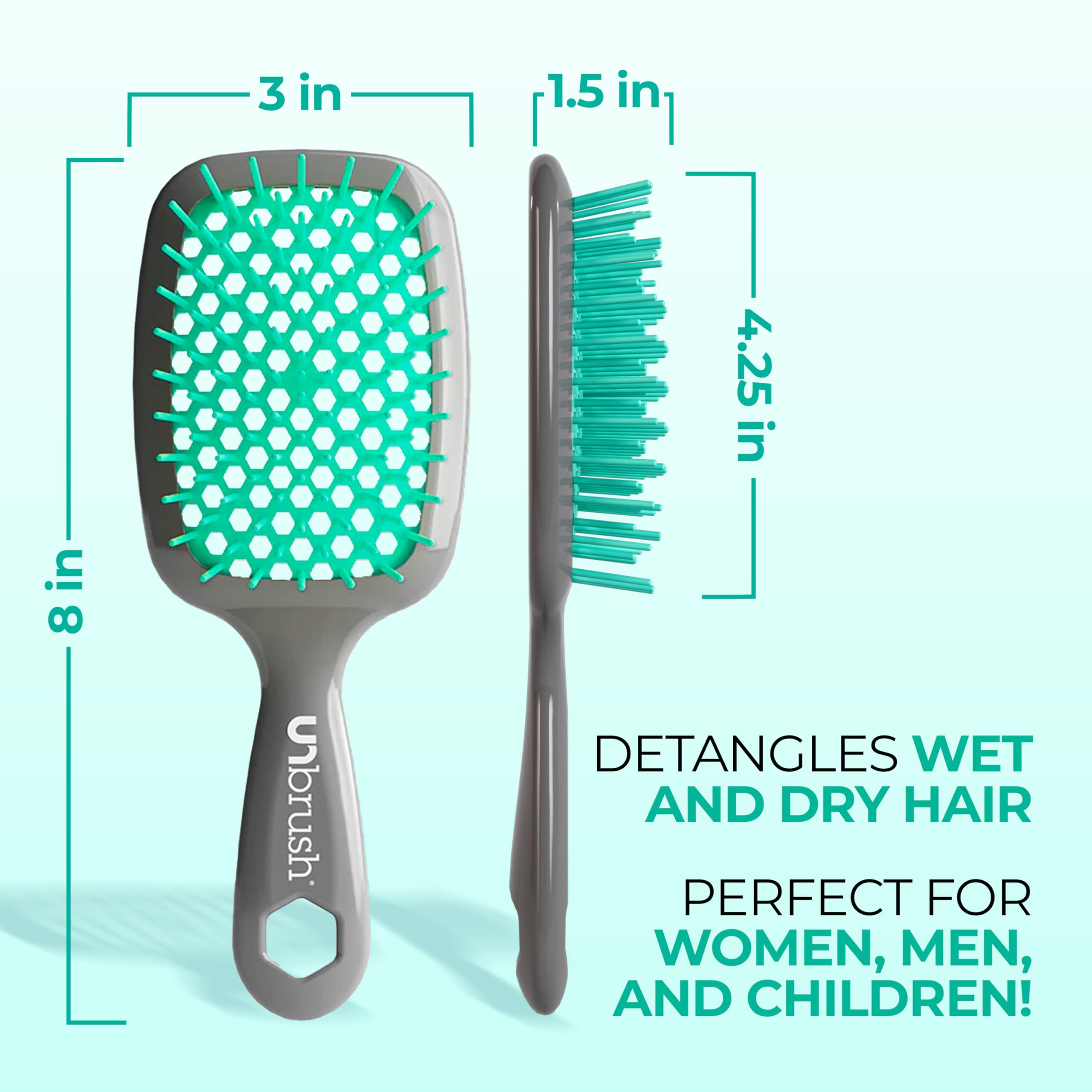 FHI Heat UNbrush Aurora on wet hair demonstrates gentle detangling