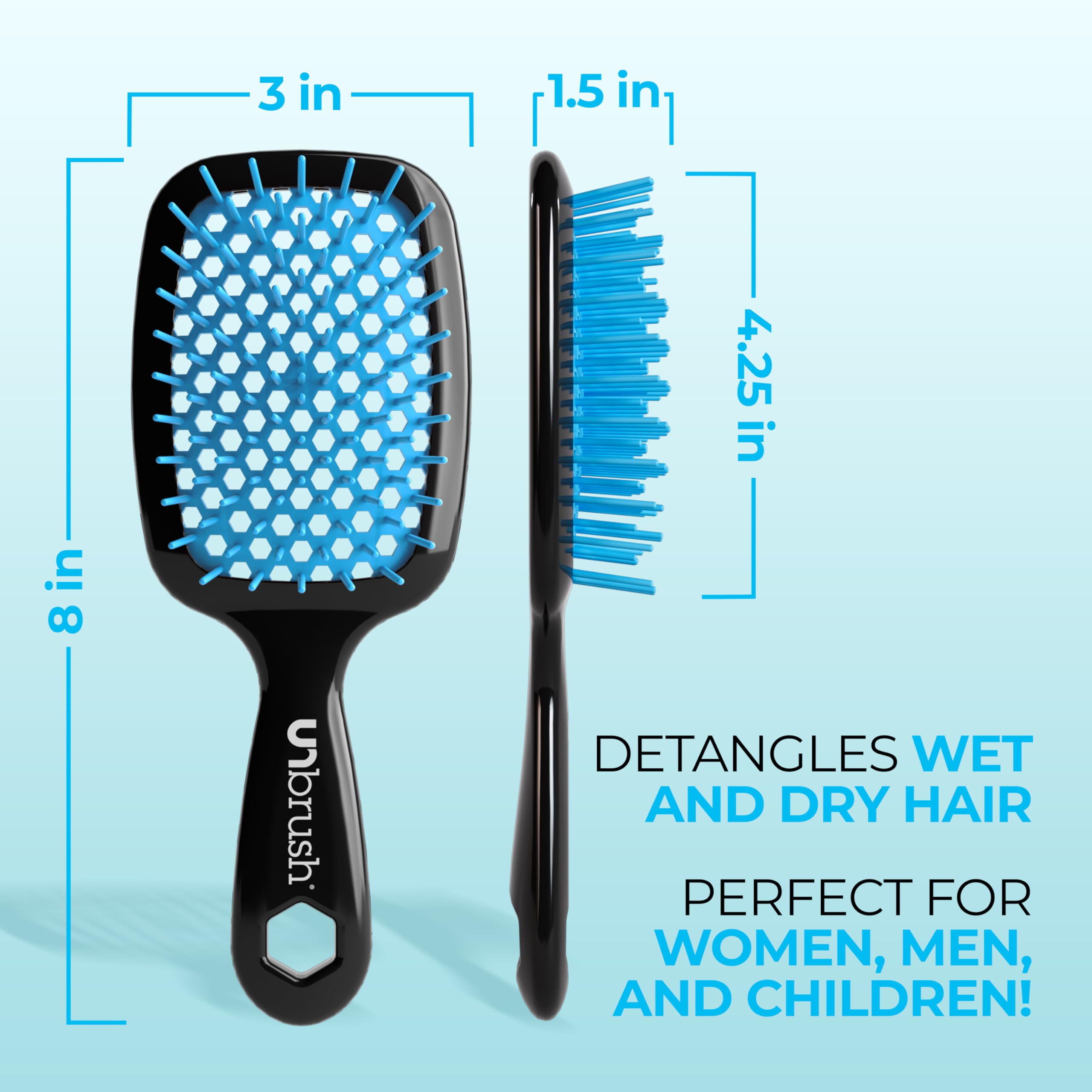FHI Heat UNbrush backless vented cushion design speeds drying