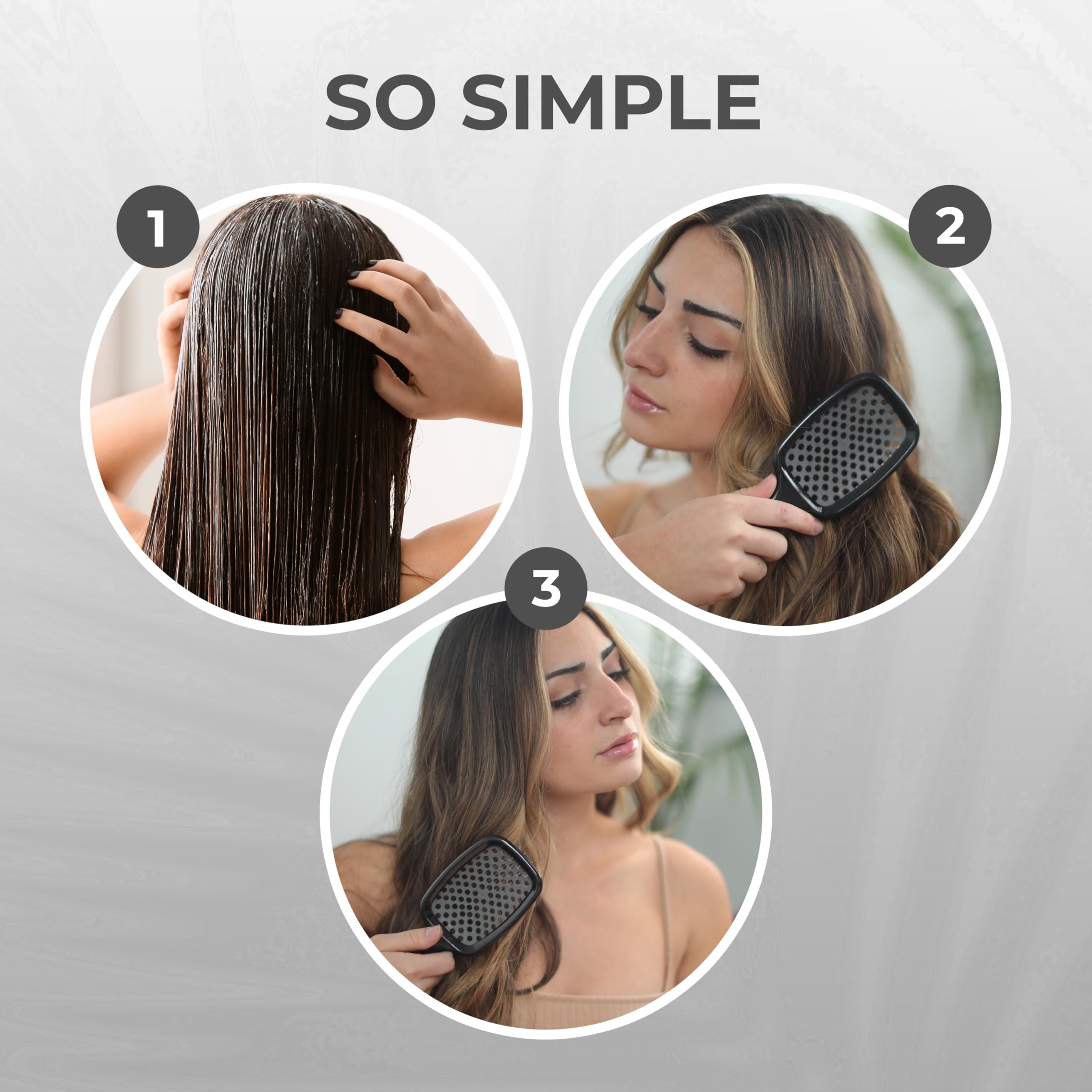 FHI Heat UNbrush suitable for curly hair, reducing frizz and knots