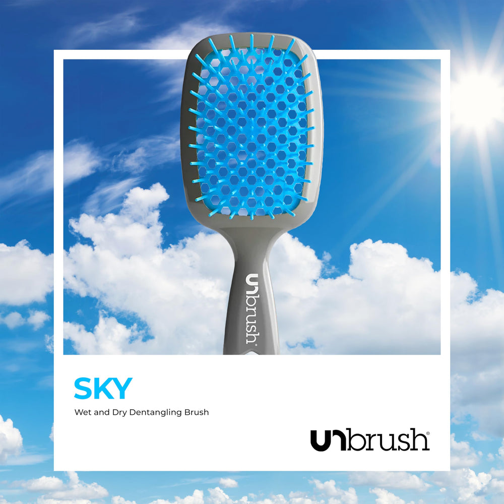 FHI Heat UNbrush curly hair use for smooth detangling without snagging.
