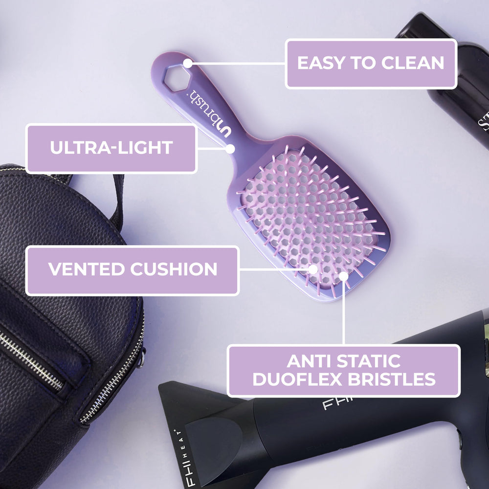 FHI Heat UNbrush backless cushion reduces drying time in real use.