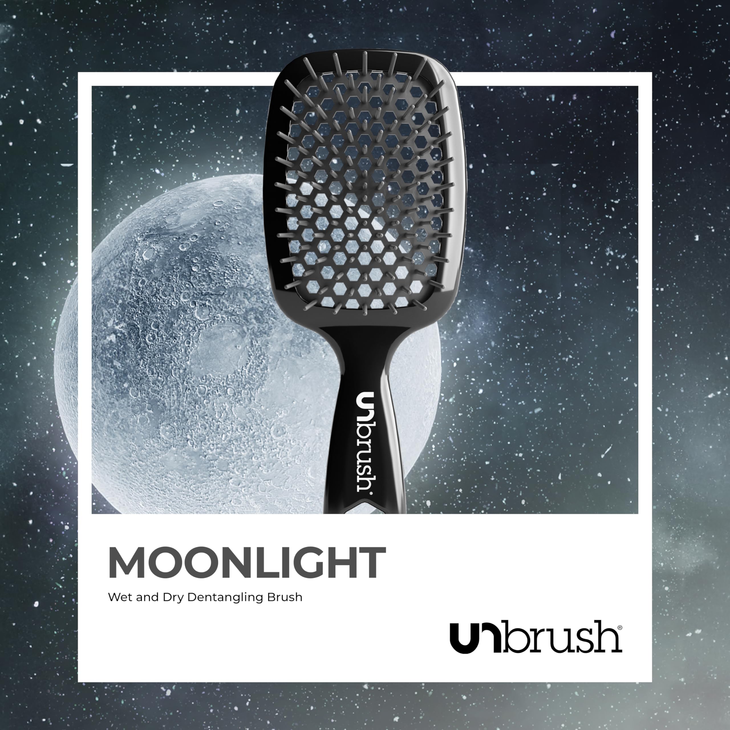 FHI Heat UNbrush detangles dry hair without pulling, guiding smooth styling