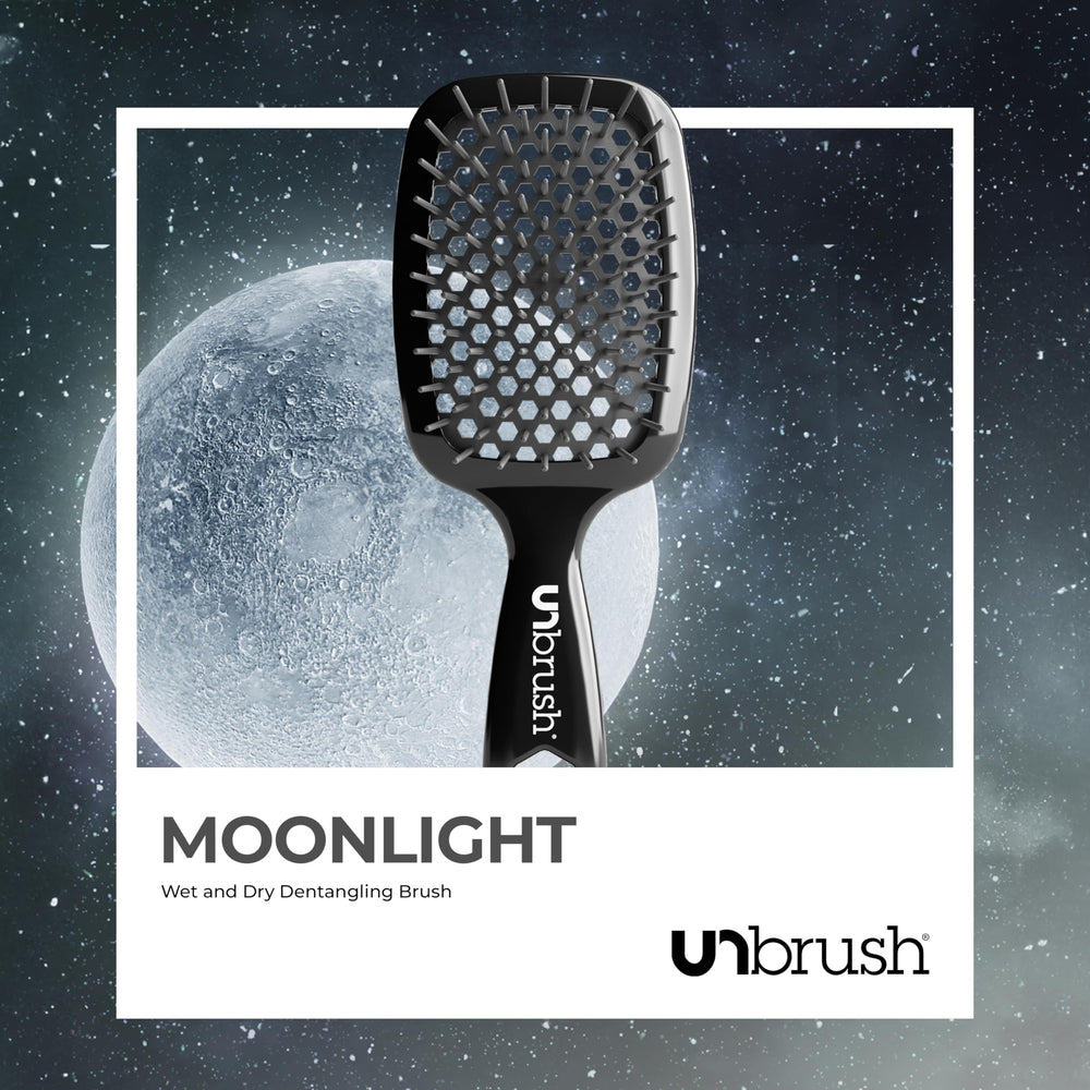 FHI Heat UNbrush detangles dry hair without pulling, guiding smooth styling