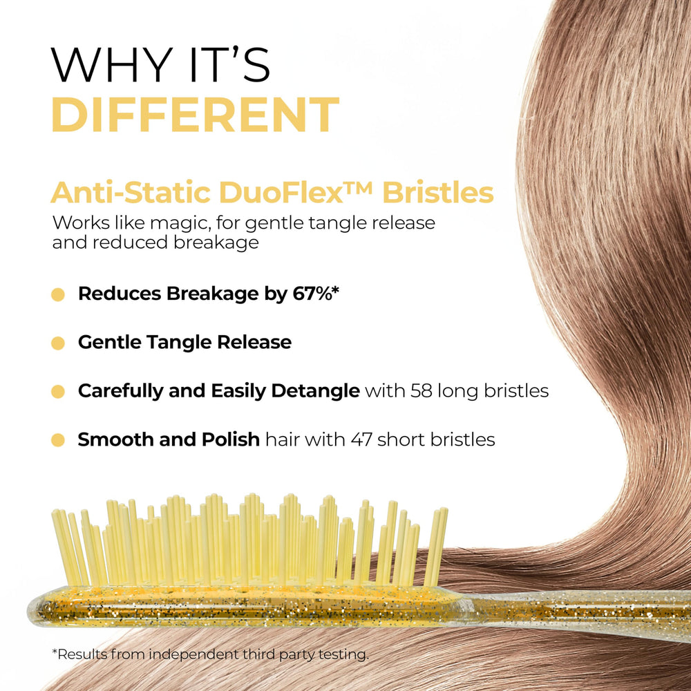 FHI Heat UNbrush lightweight handle emphasizes comfortable grip during use.