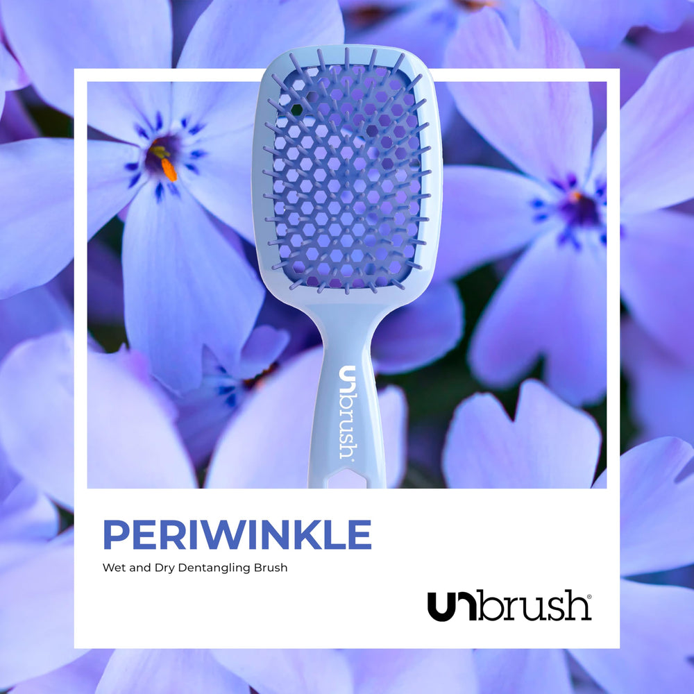 FHI Heat UNbrush long-bristle area detangles stubborn knots effectively.