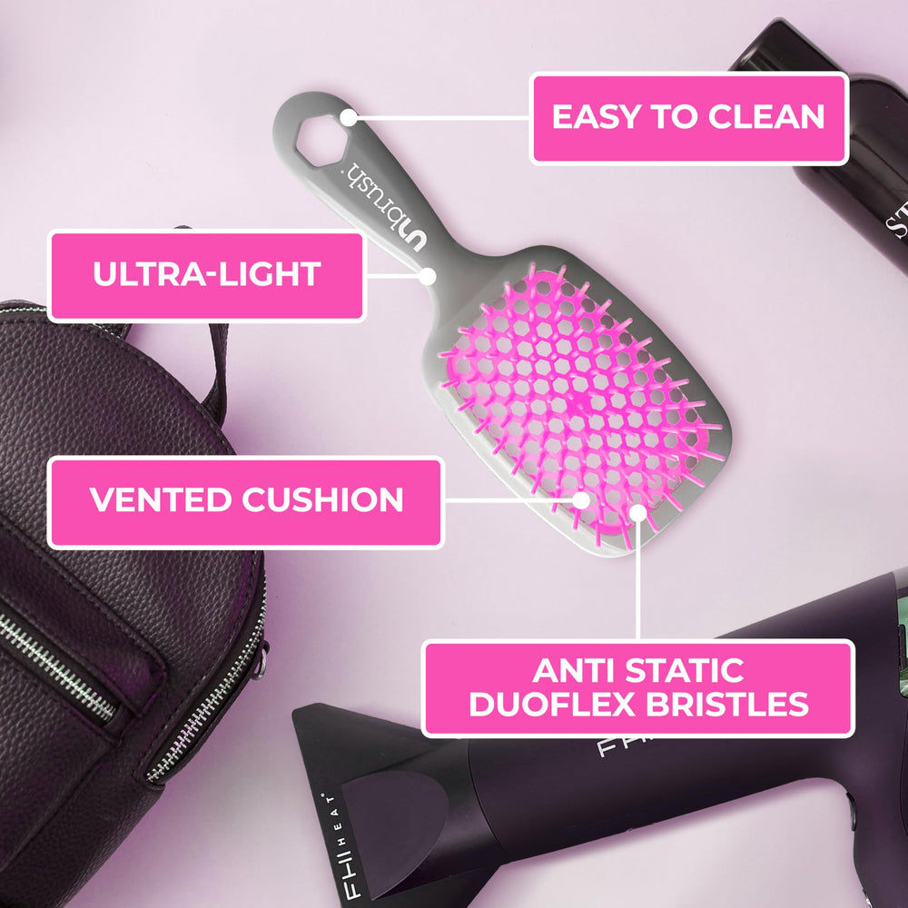FHI Heat Unbrush mango ergonómico, agarre cómodo para peinado prolongado