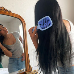 FHI Heat UNbrush Mini bristles close-up for on-the-go detangling performance