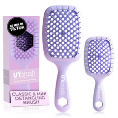 FHI Heat UNbrush Original Detangling Brush with dual-length bristles for painless detangling.